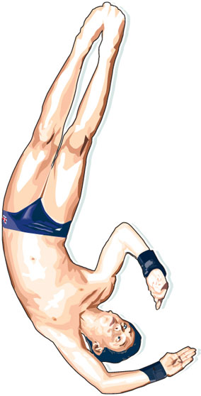  Young Diver, Thomas Daley, 14, of Britain 